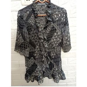 Top with ruffles